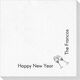 Corner Text with Champagne Glasses Design Deville Napkins Image 2 of 4